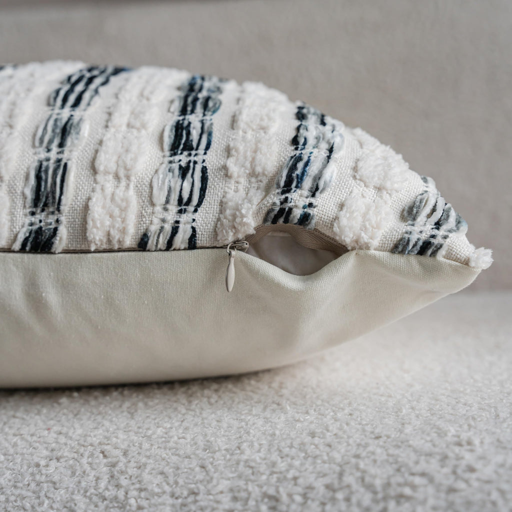 Striped Chenille Pillow Covers