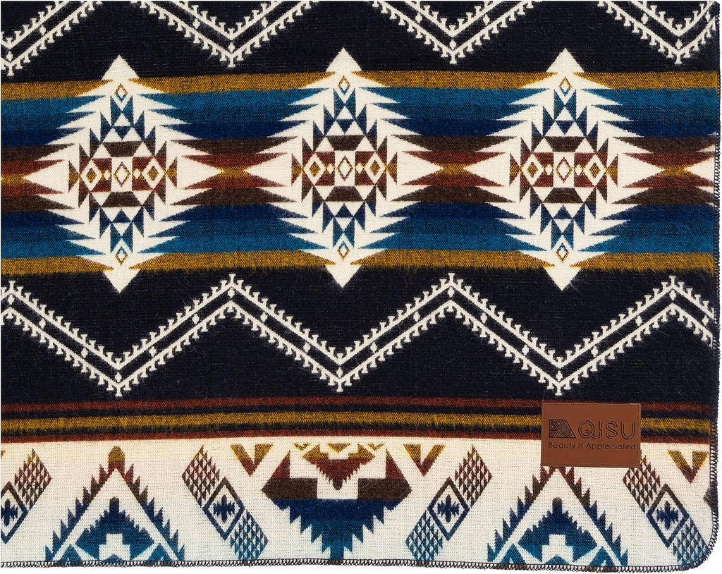 Handmade Ecuadorian Wool Throw Blanket