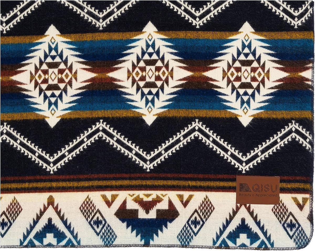 Handmade Ecuadorian Wool Throw Blanket
