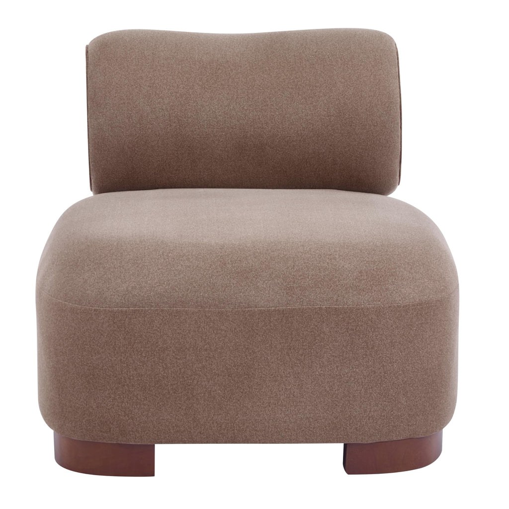 Merax Modern Accent Chair with Pet Cave & Storage