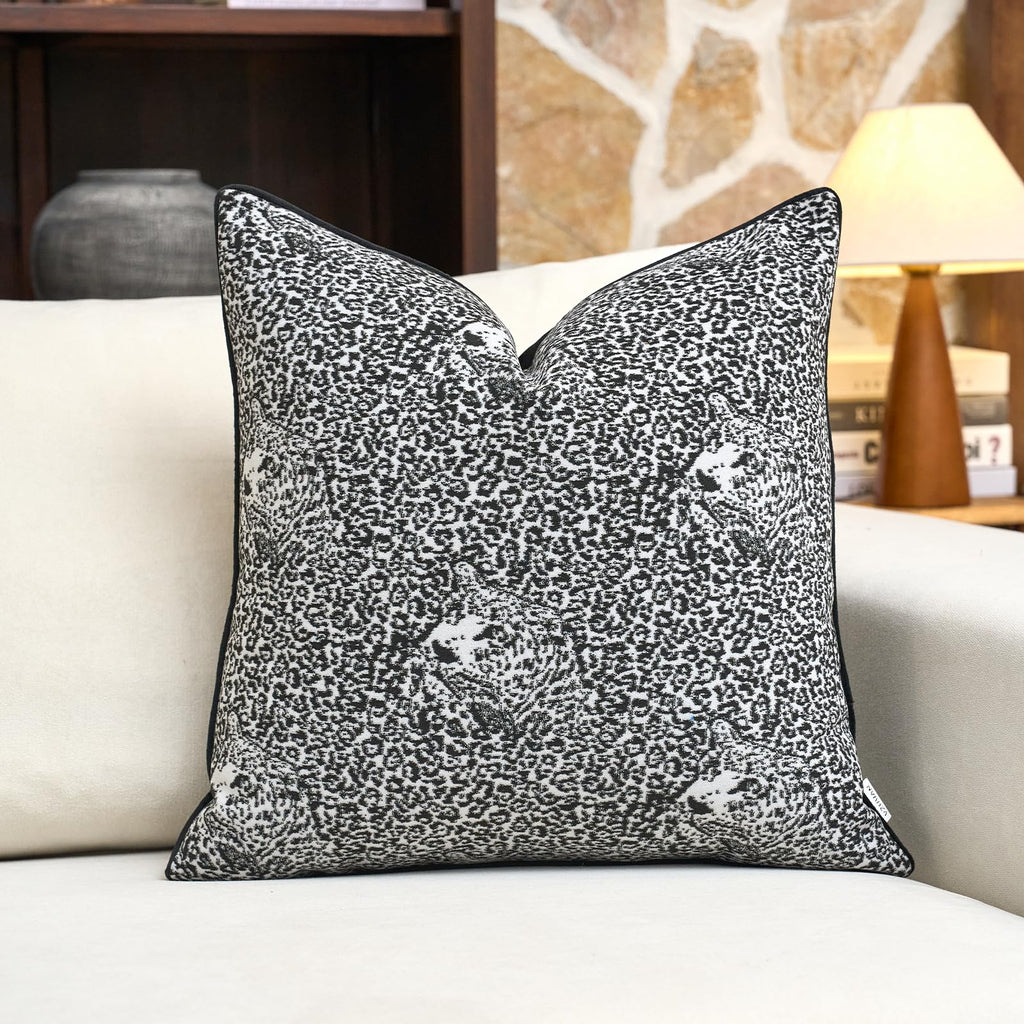 Velvet Animal Print Pillow Cover