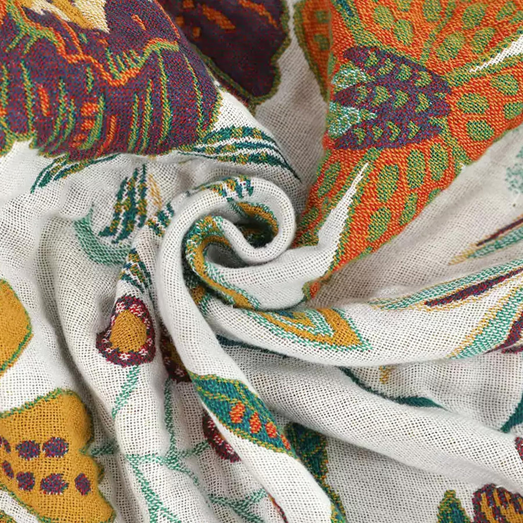 Boho Cotton Throw Blanket