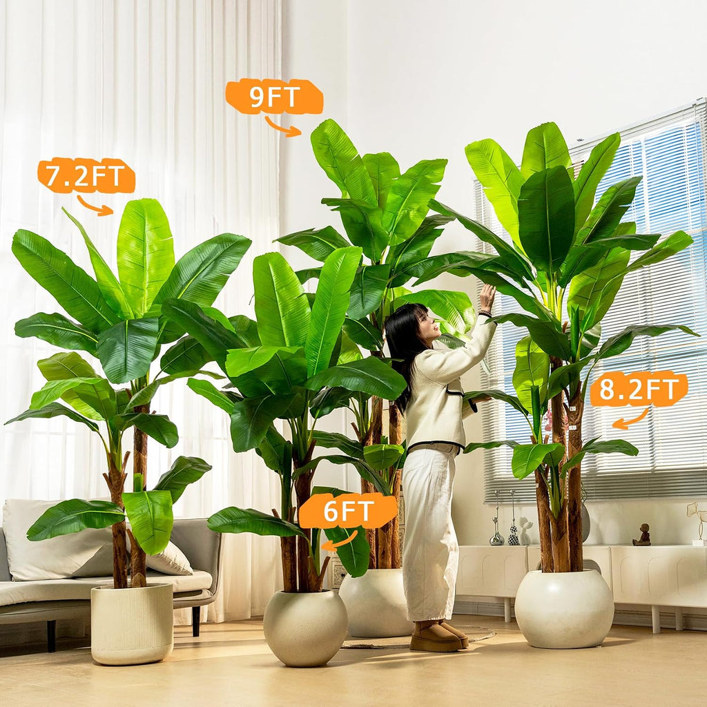 Erimda 9FT Artificial Banana Tree