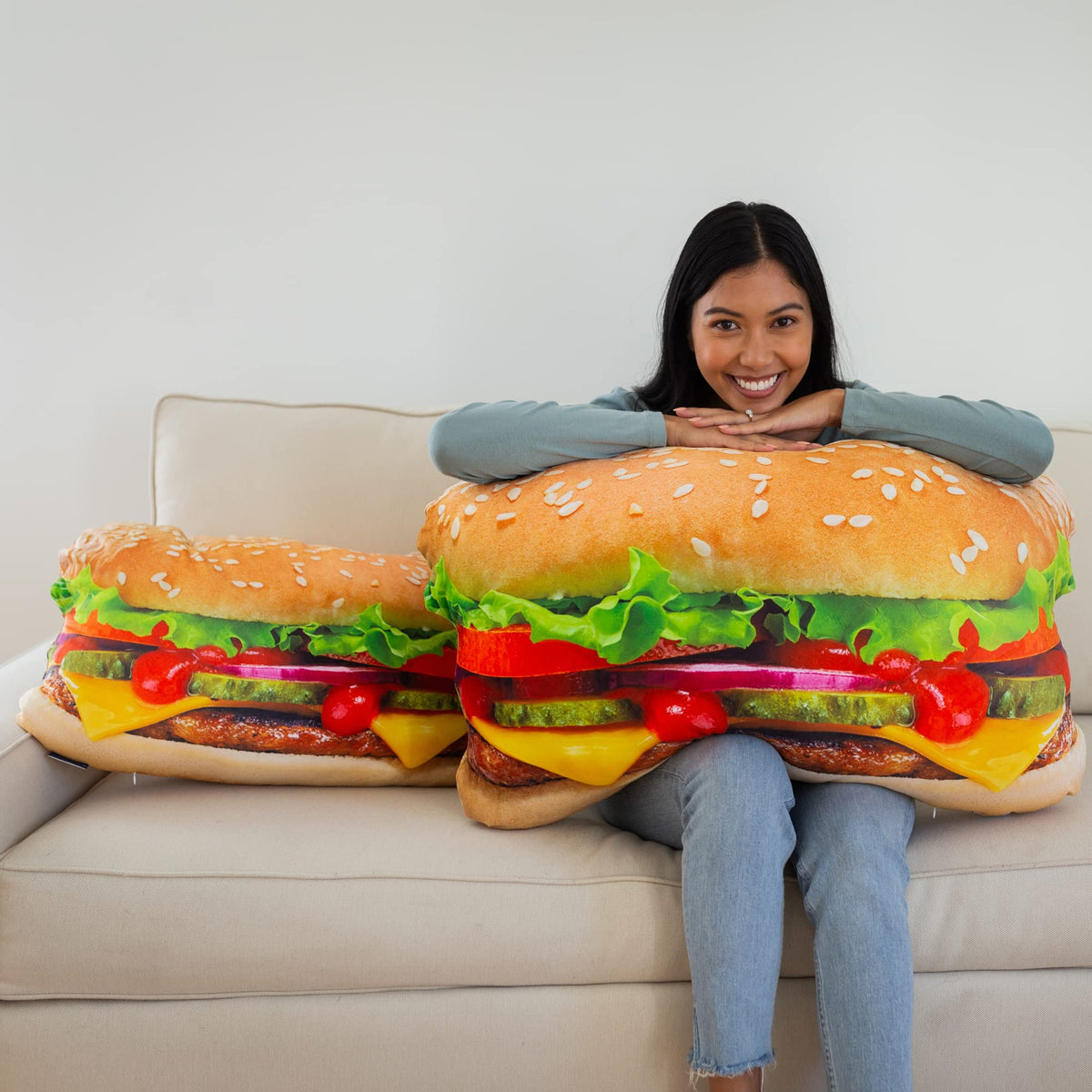 31 Inch 3D Sprinkle Donut Throw Pillow Soft Plush Cushion Gift