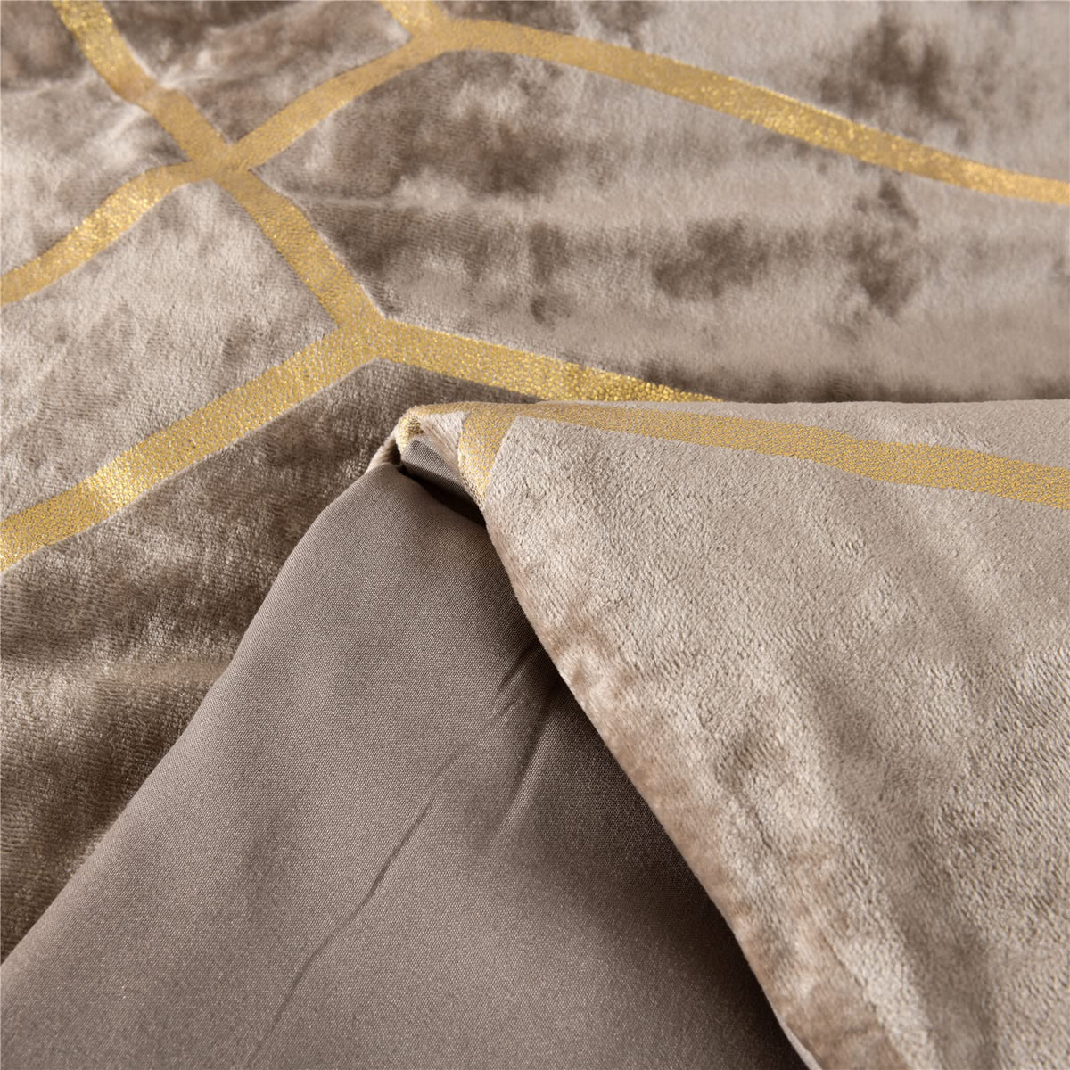 Sunshine Nicole Metallic Print Comforter Set