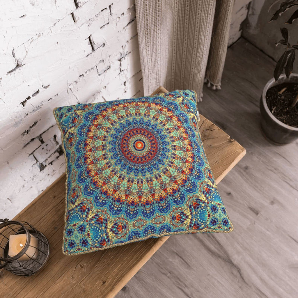 Velvet Animal & Floral Print Pillow Covers