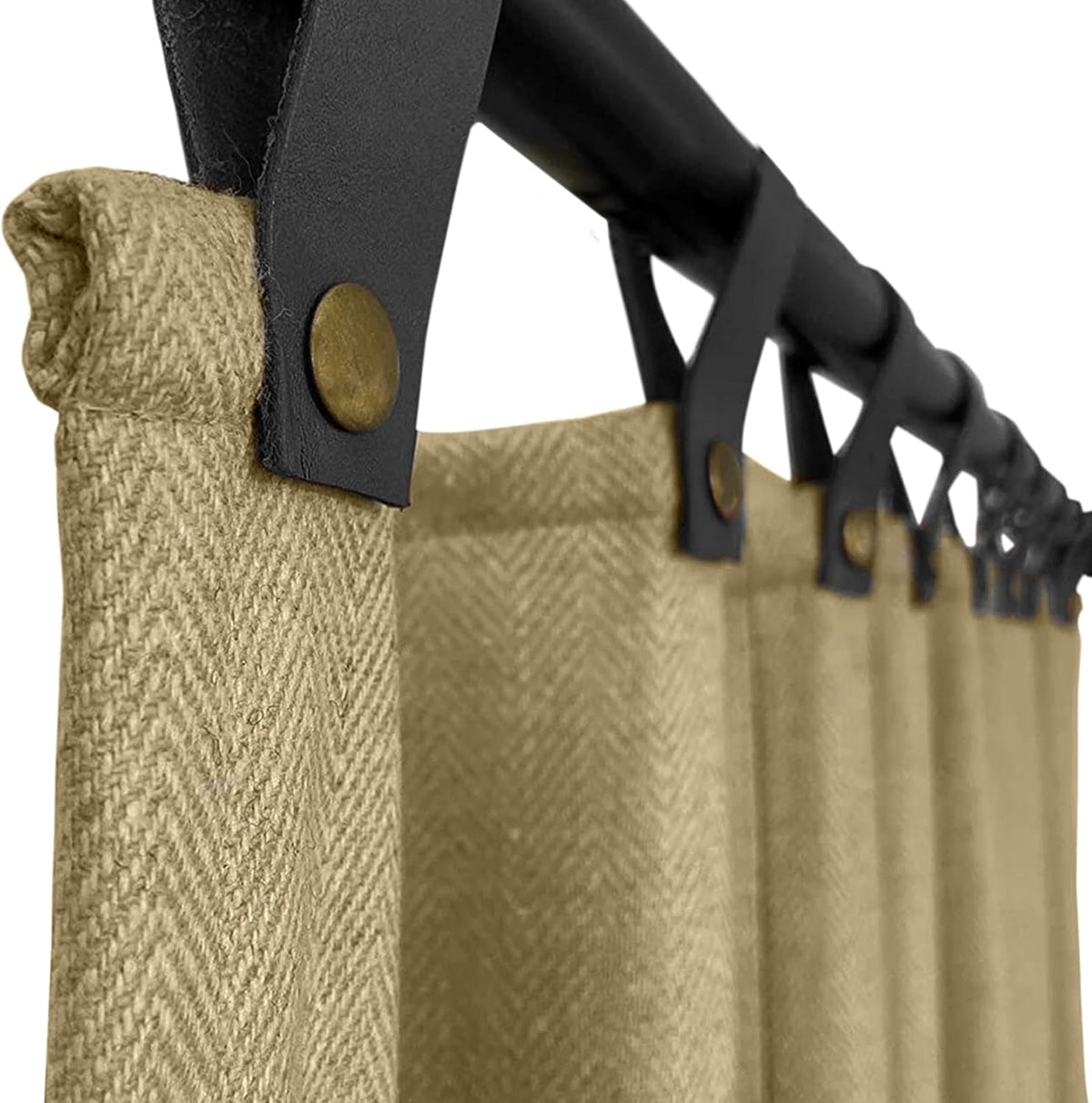 Chevron Wool Curtain Panel