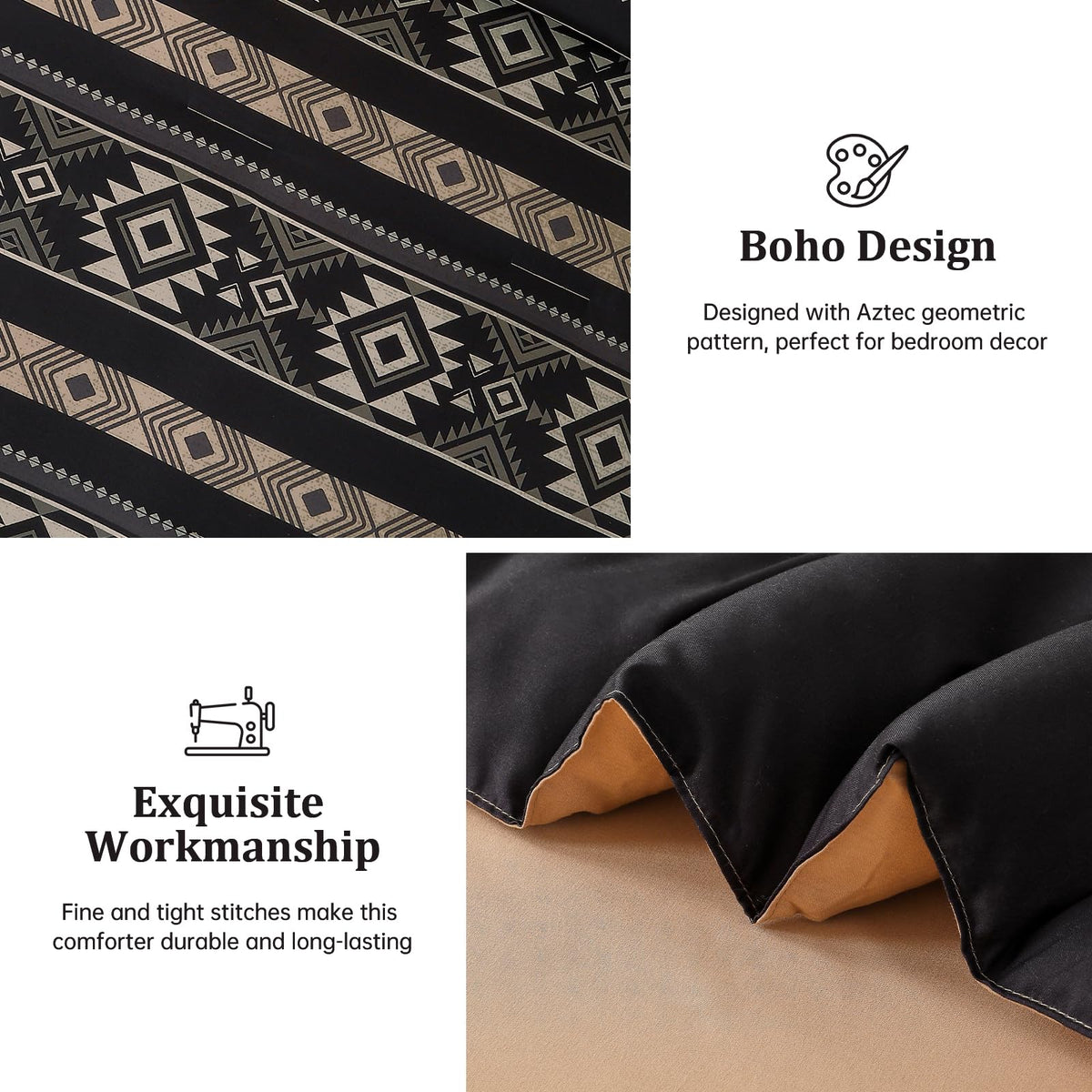 Boho Western Comforter Set