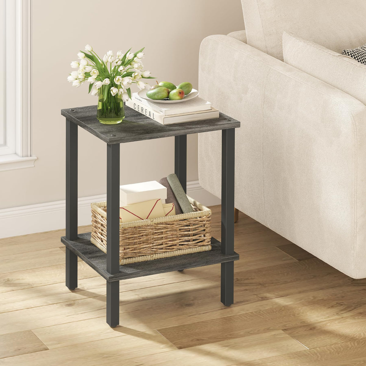 Two-Tier End Table Set