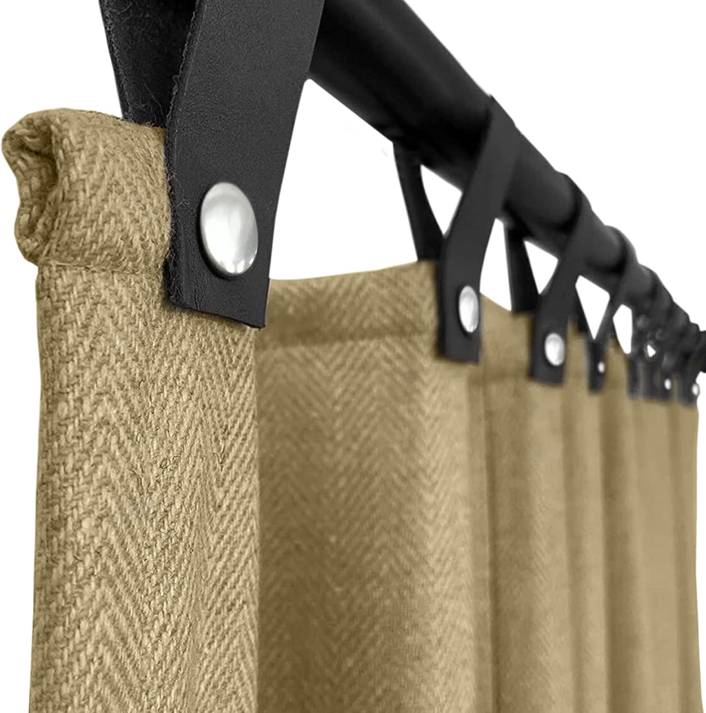 Chevron Wool Curtain Panel