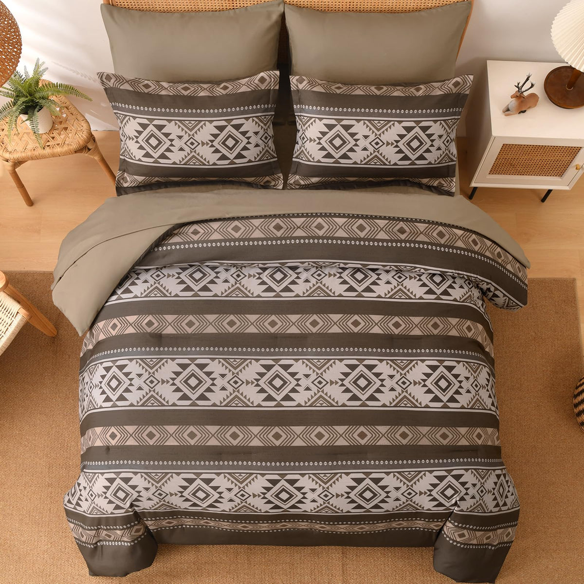 Boho Western Comforter Set