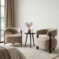 Christopher Knight Home Zax Modern Upholstered Accent Chair Set of 2