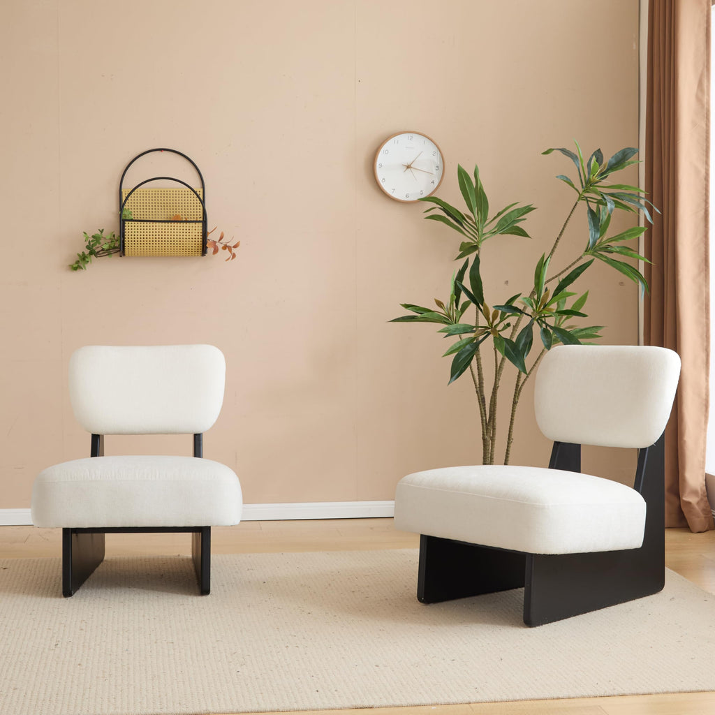 Christopher Knight Home Mores Low Profile Accent Chair Set of 2