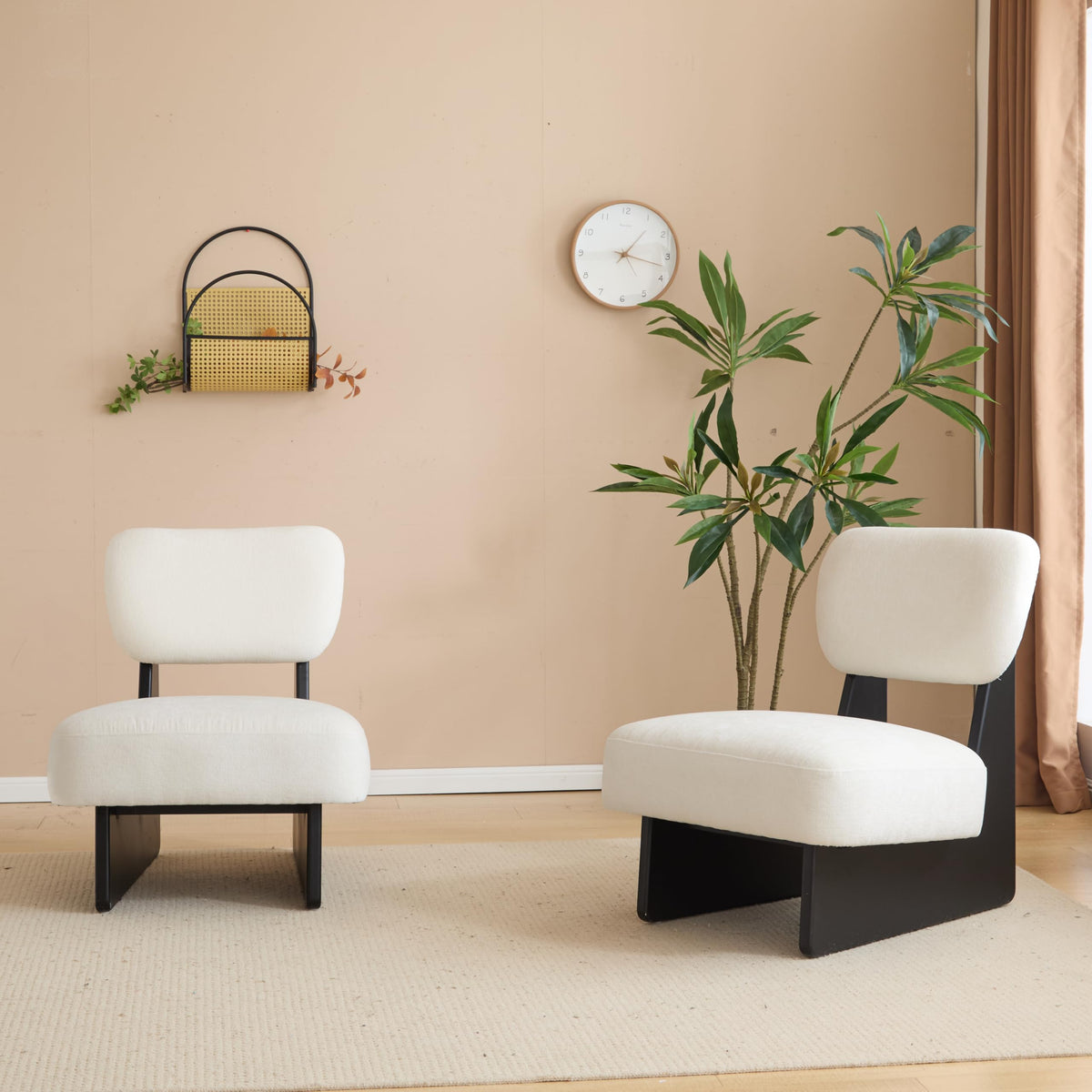 Christopher Knight Home Mores Low Profile Accent Chair Set of 2
