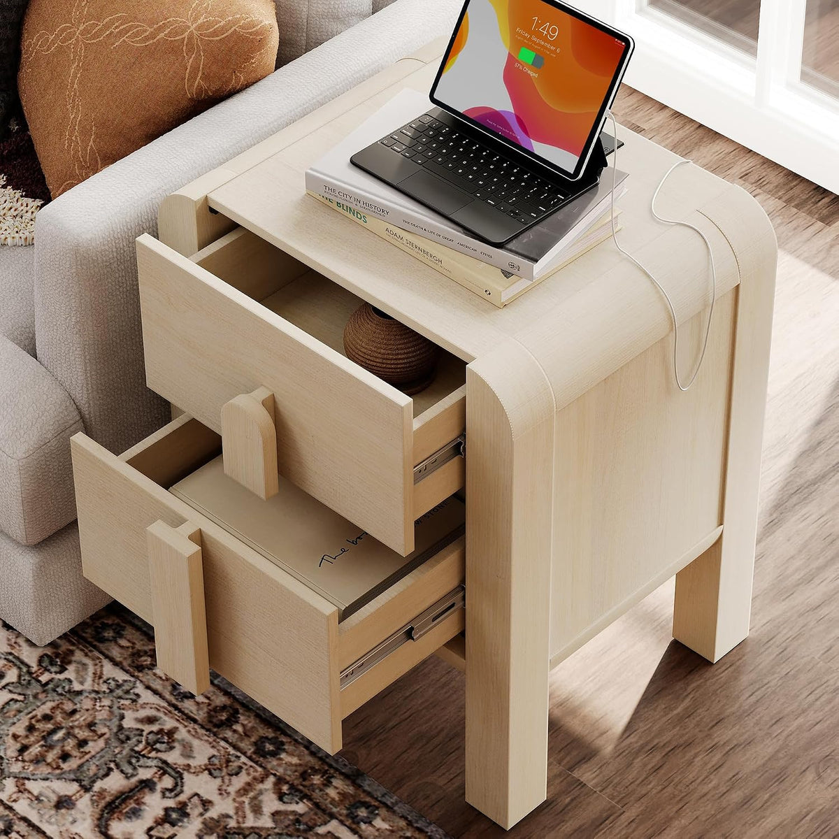 Modern Charging Nightstand