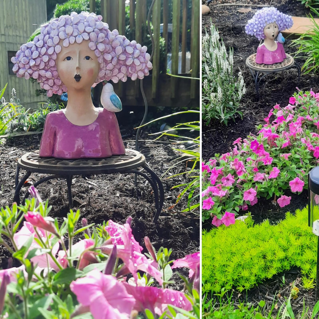 Artistic Frida Kahlo-Inspired Resin Bust Sculpture