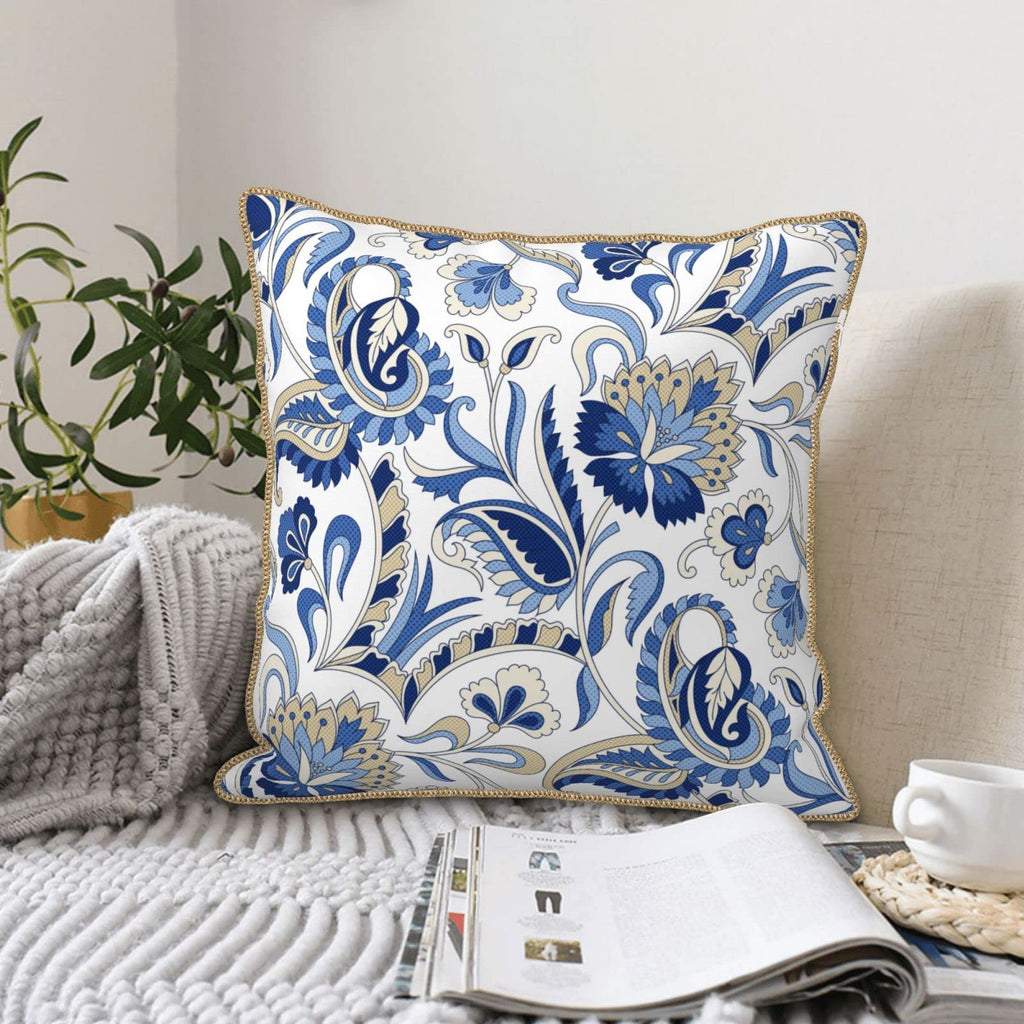 Velvet Animal & Floral Print Pillow Covers