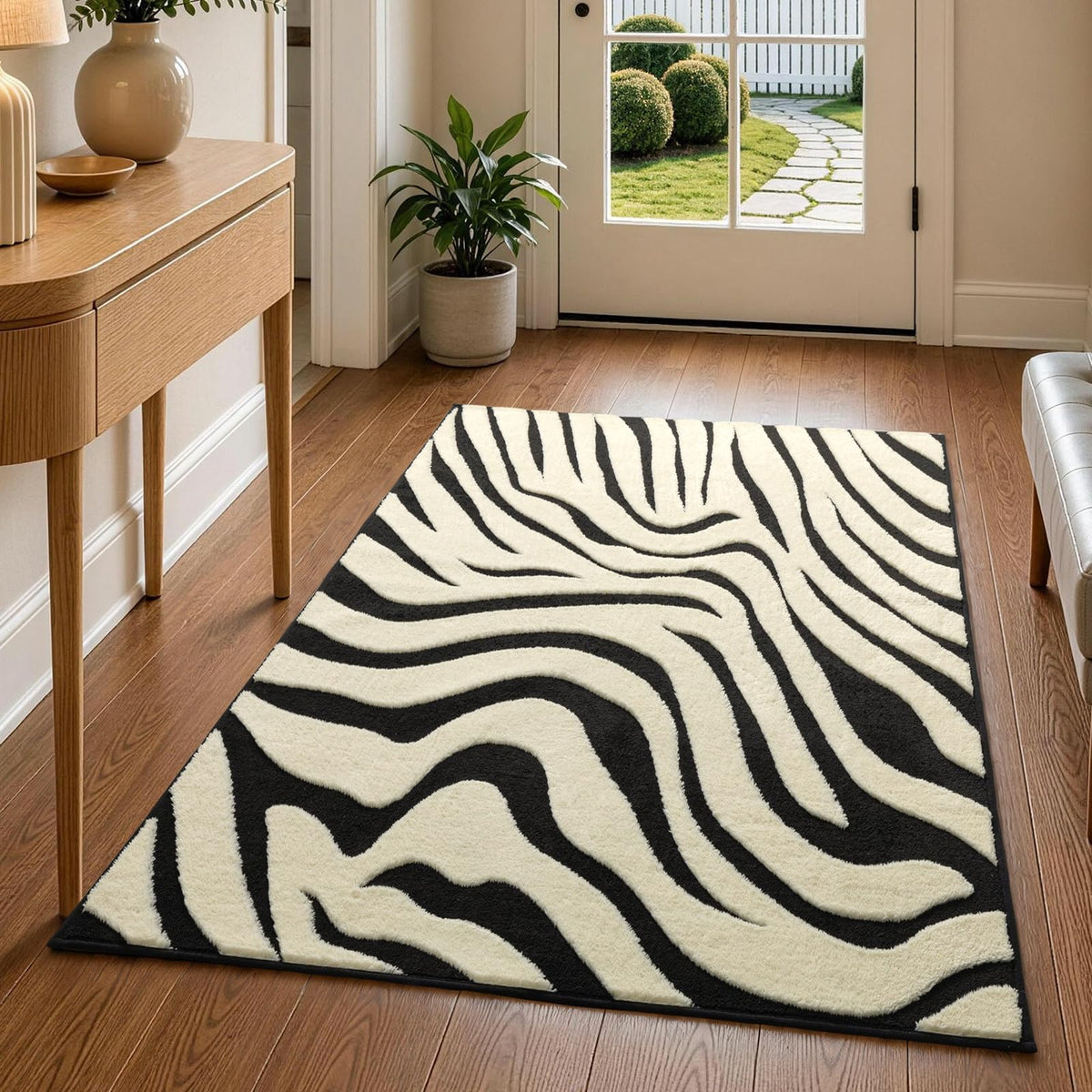 YIHOUSE Cowhide Area Rugs 5×7 Ft
