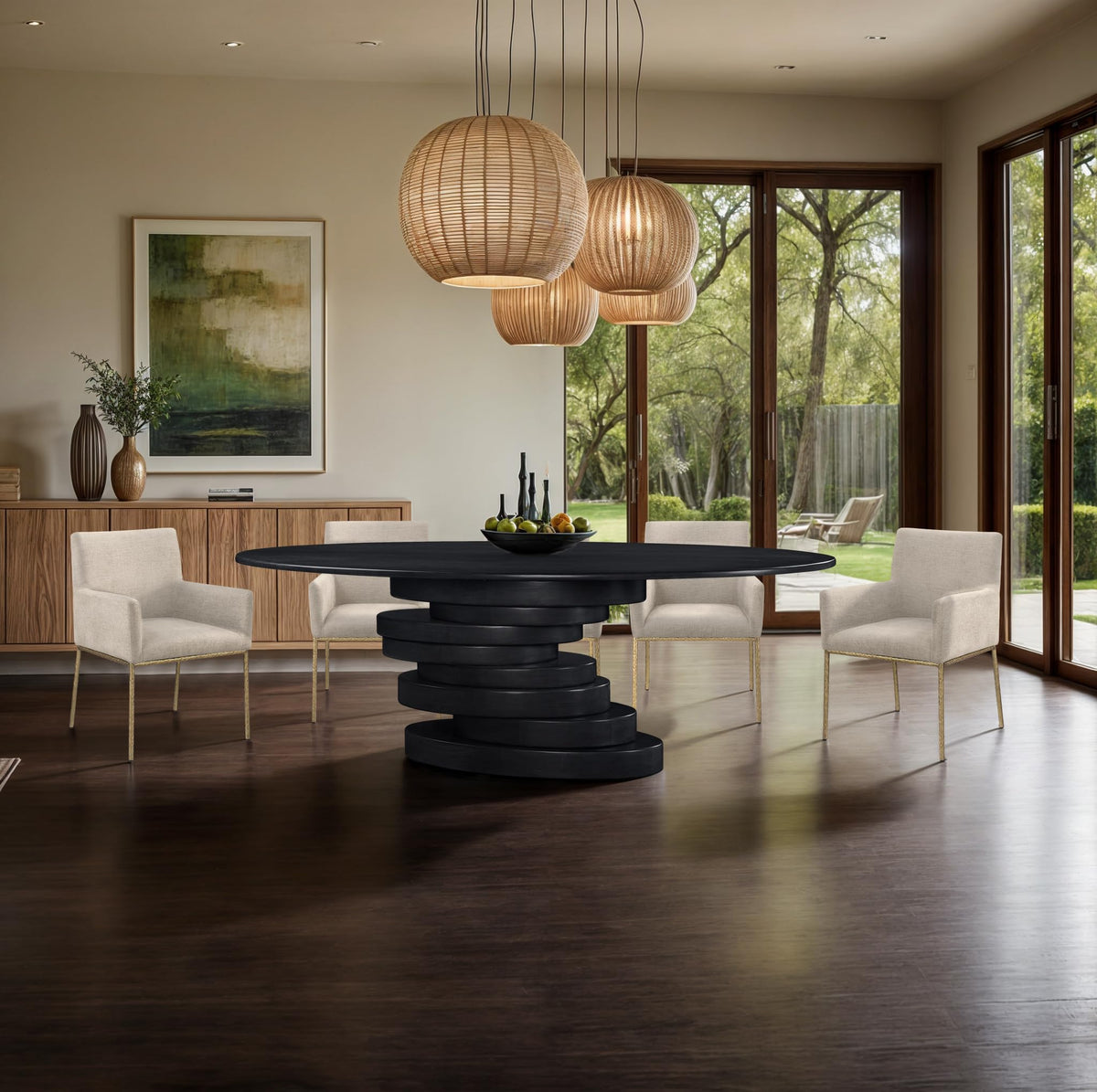 Moriah Art Deco Dining Table