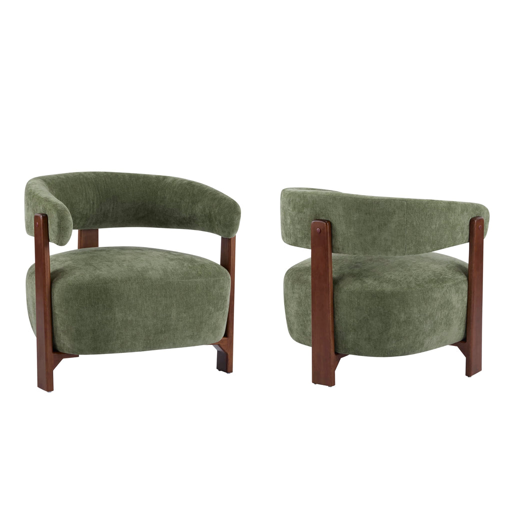 Christopher Knight Home Zax Modern Upholstered Accent Chair Set of 2