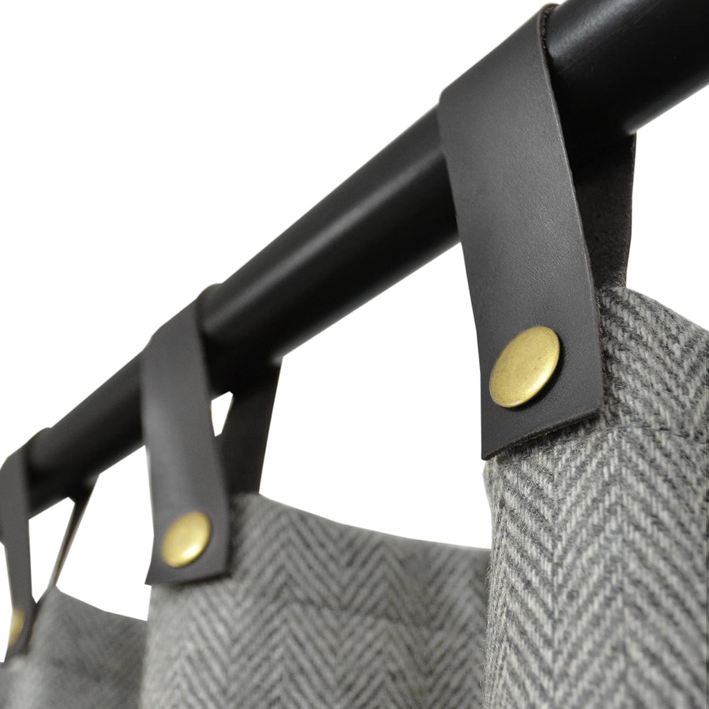 Chevron Wool Curtain Panel