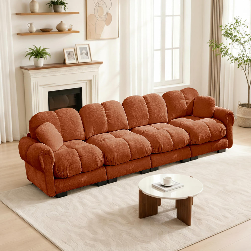 131.5" Modular Cloud Couch