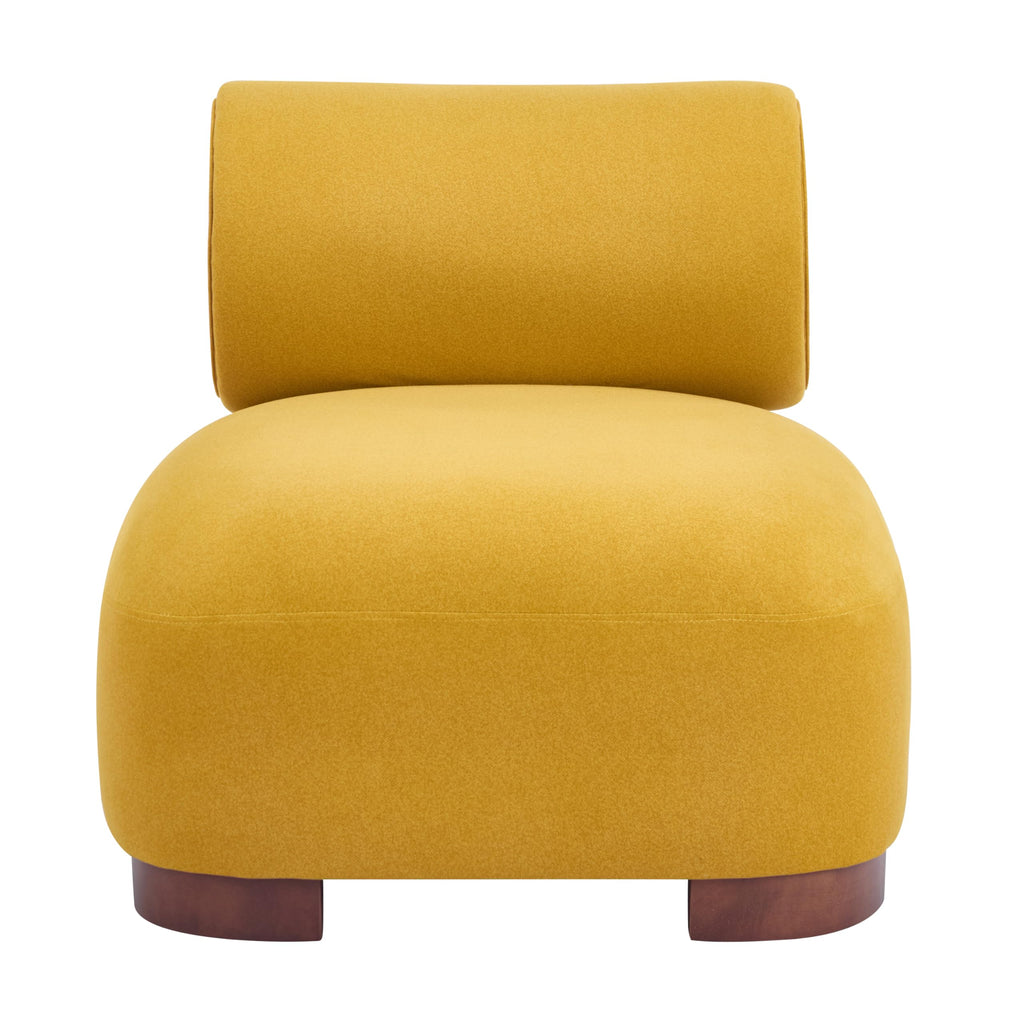 Merax Modern Accent Chair with Pet Cave & Storage