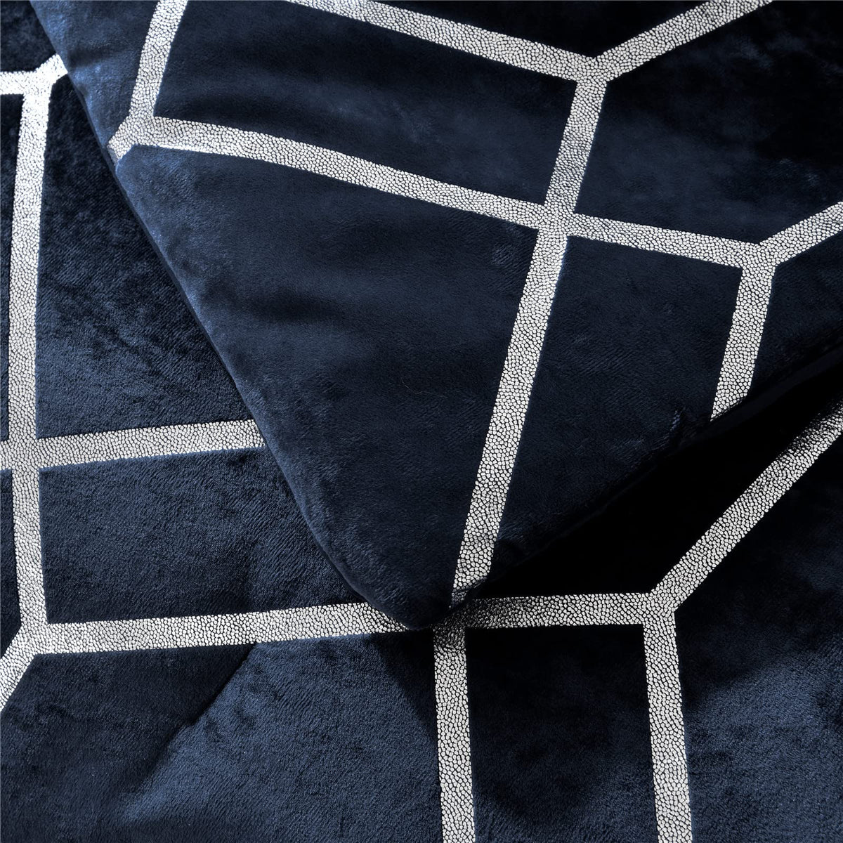 Sunshine Nicole Metallic Print Comforter Set
