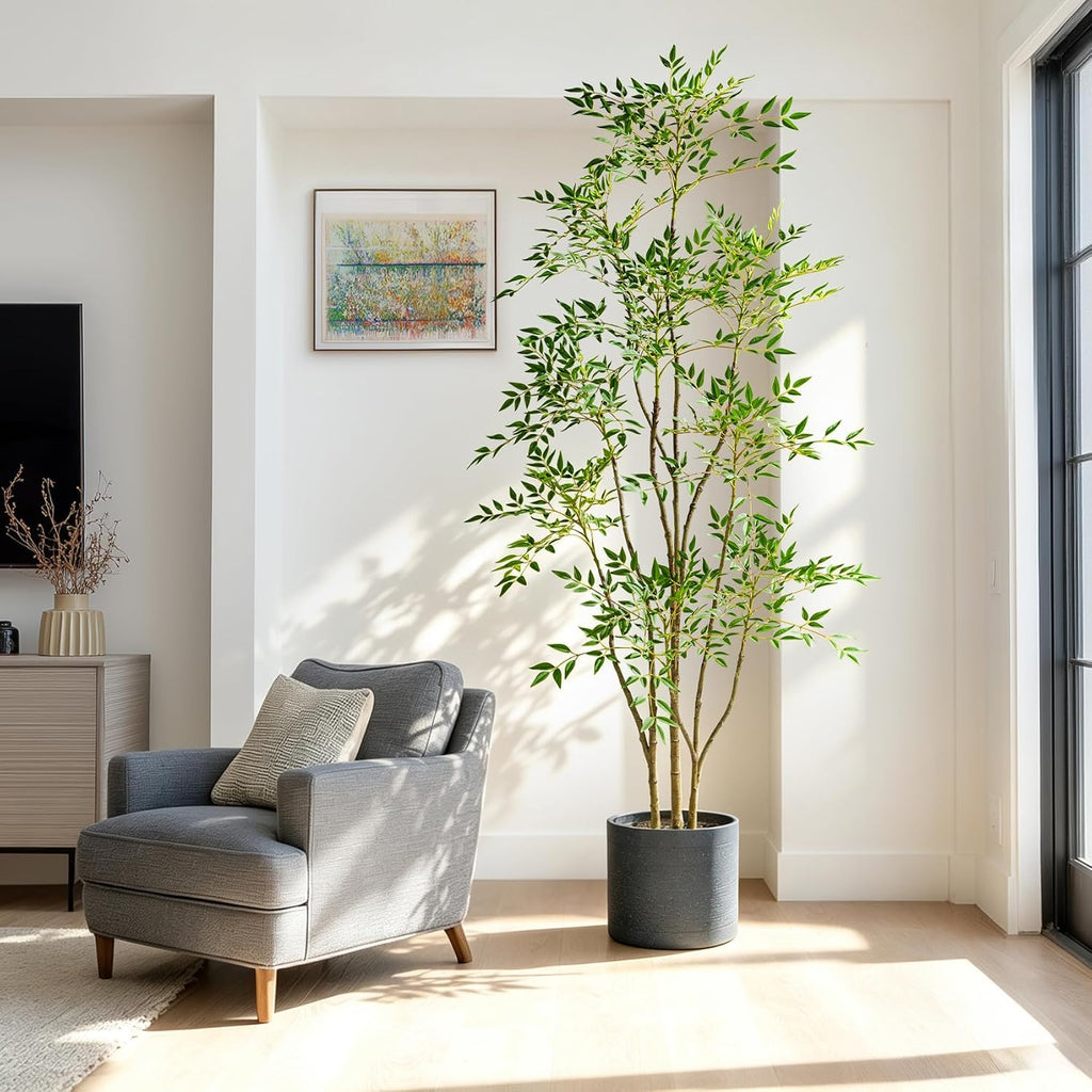 Faux Bamboo Tree in Pot