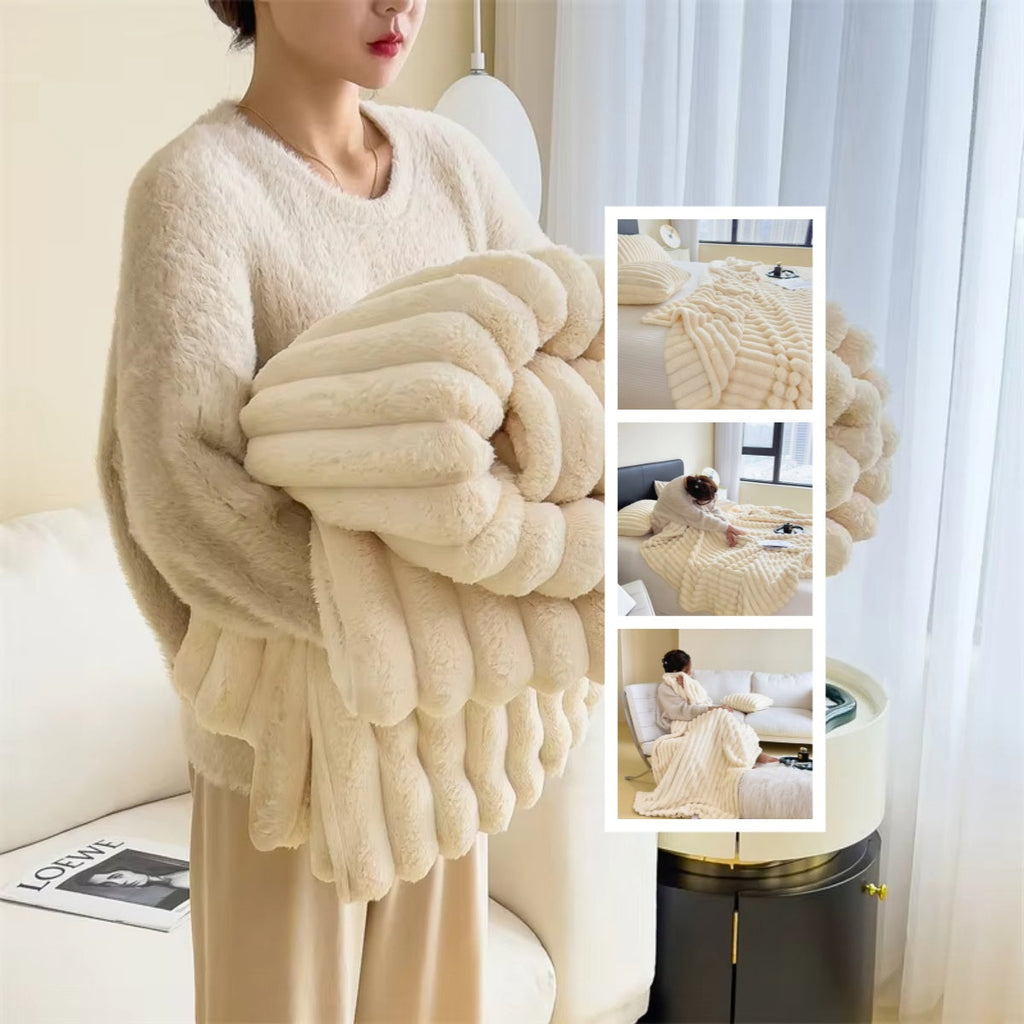 Bubble Velvet Throw Blanket
