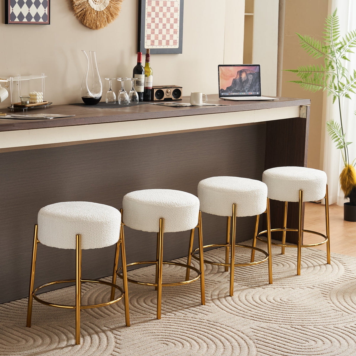 24 inch high circular bar stool