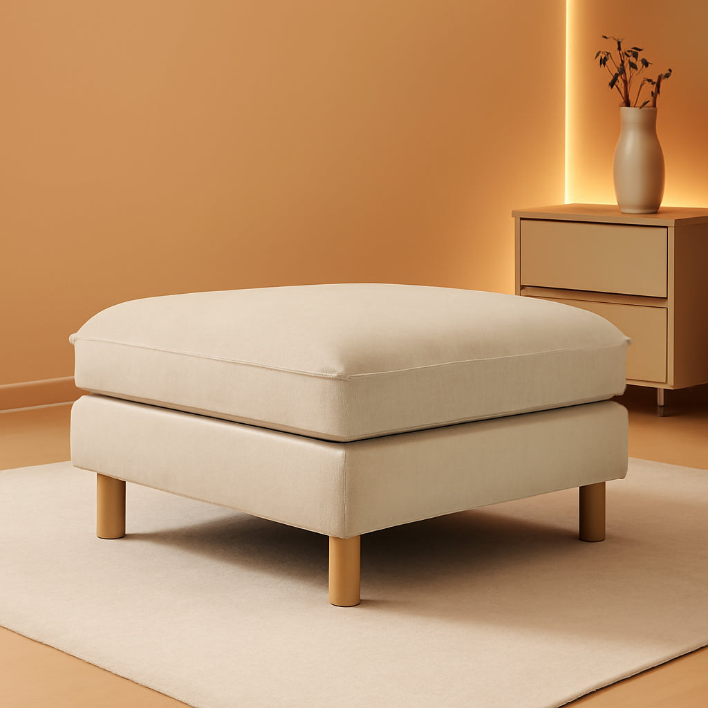 Oversized Beige Sectional Sofa