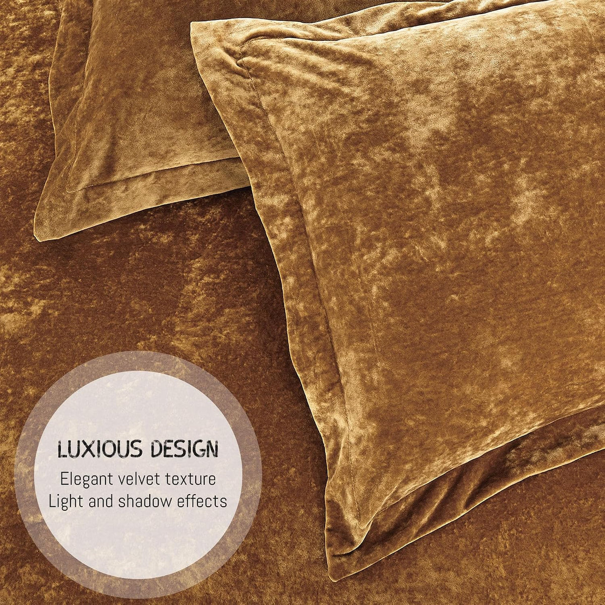 Luxury Velvet Queen Size Comforter Set