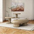 Kavren Oval Low Coffee Table Set