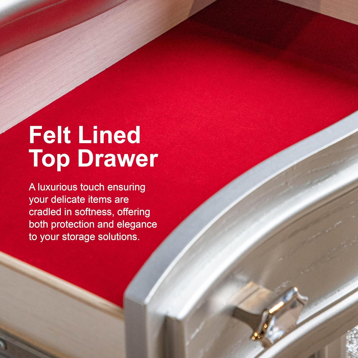 Quanta Black Two-Drawer Nightstand