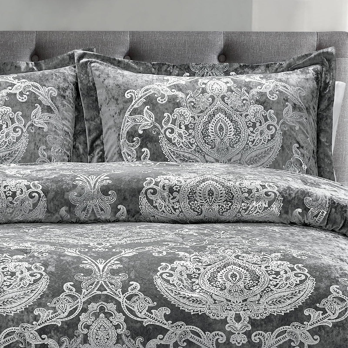 Sunshine Nicole Metallic Print Comforter Set