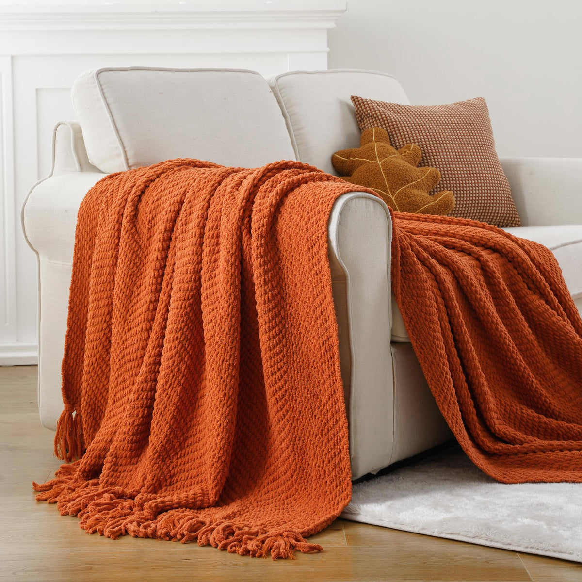 Knitted Throw Blanket