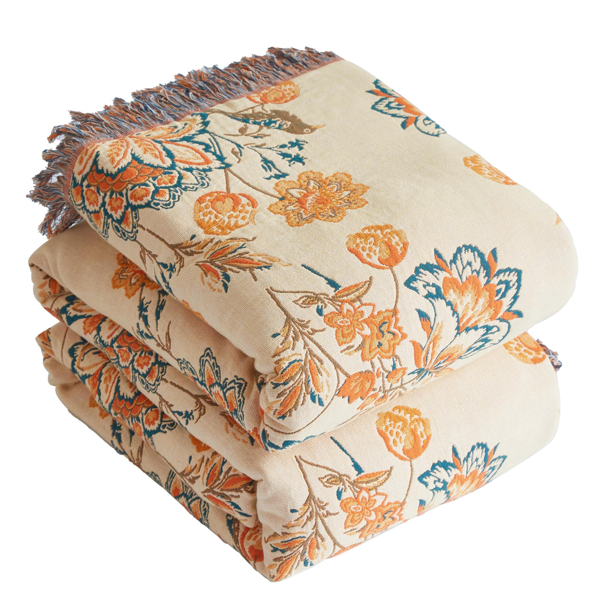 Boho Cotton Throw Blanket