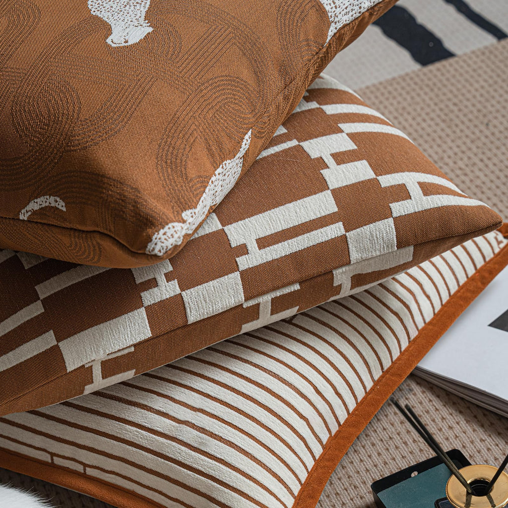 Croker Horse New 20x20'' inches Throw Pillow Cushion Covers - Paradise Orange Color