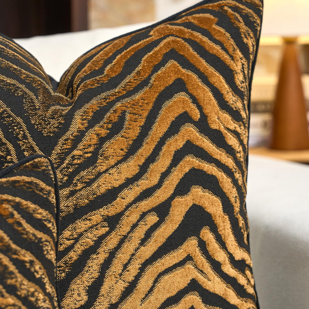 Velvet Animal Print Pillow Cover