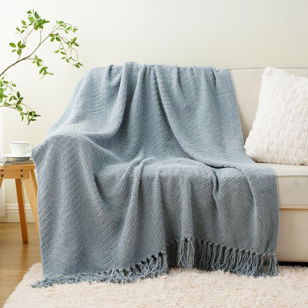 Knitted Throw Blanket
