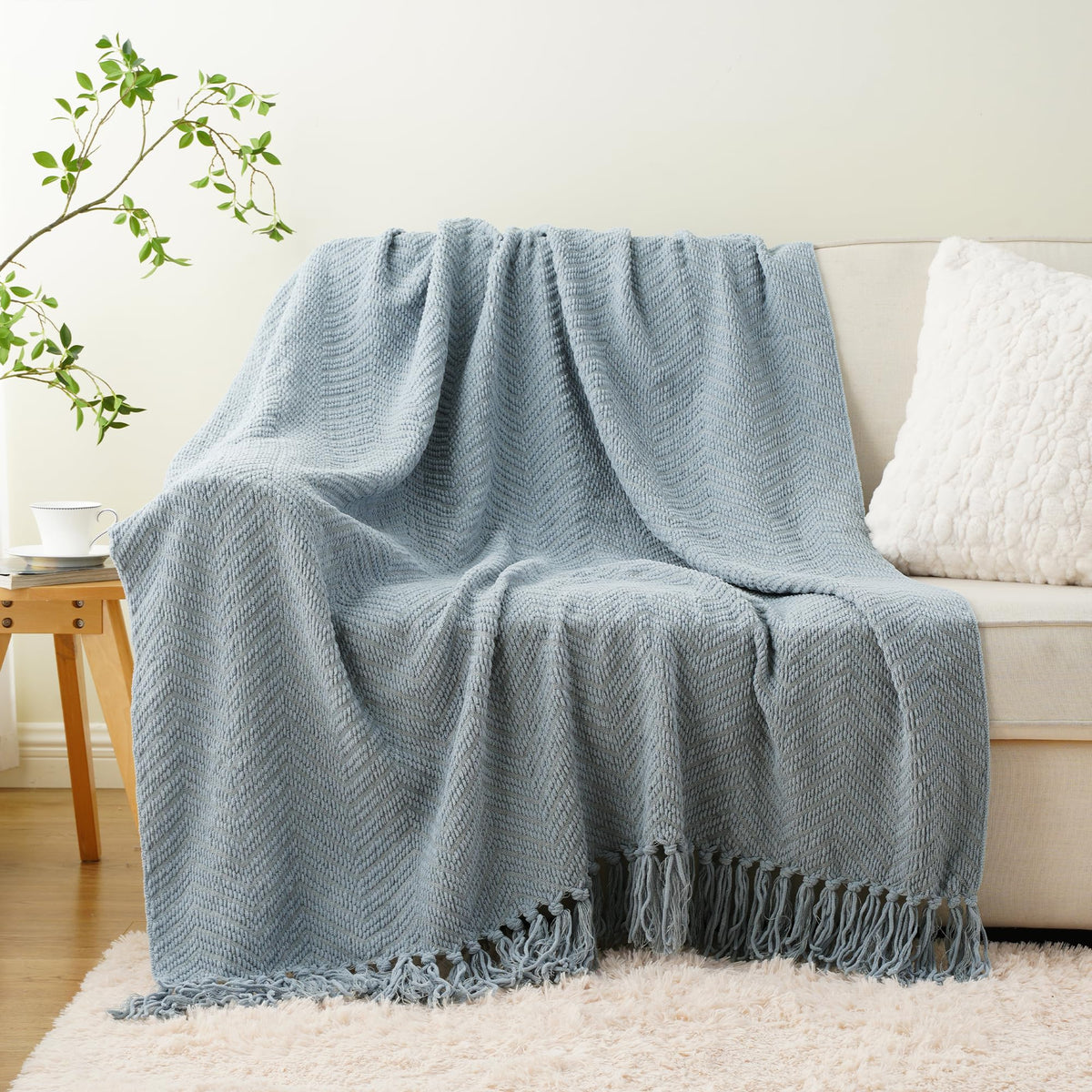 Knitted Throw Blanket
