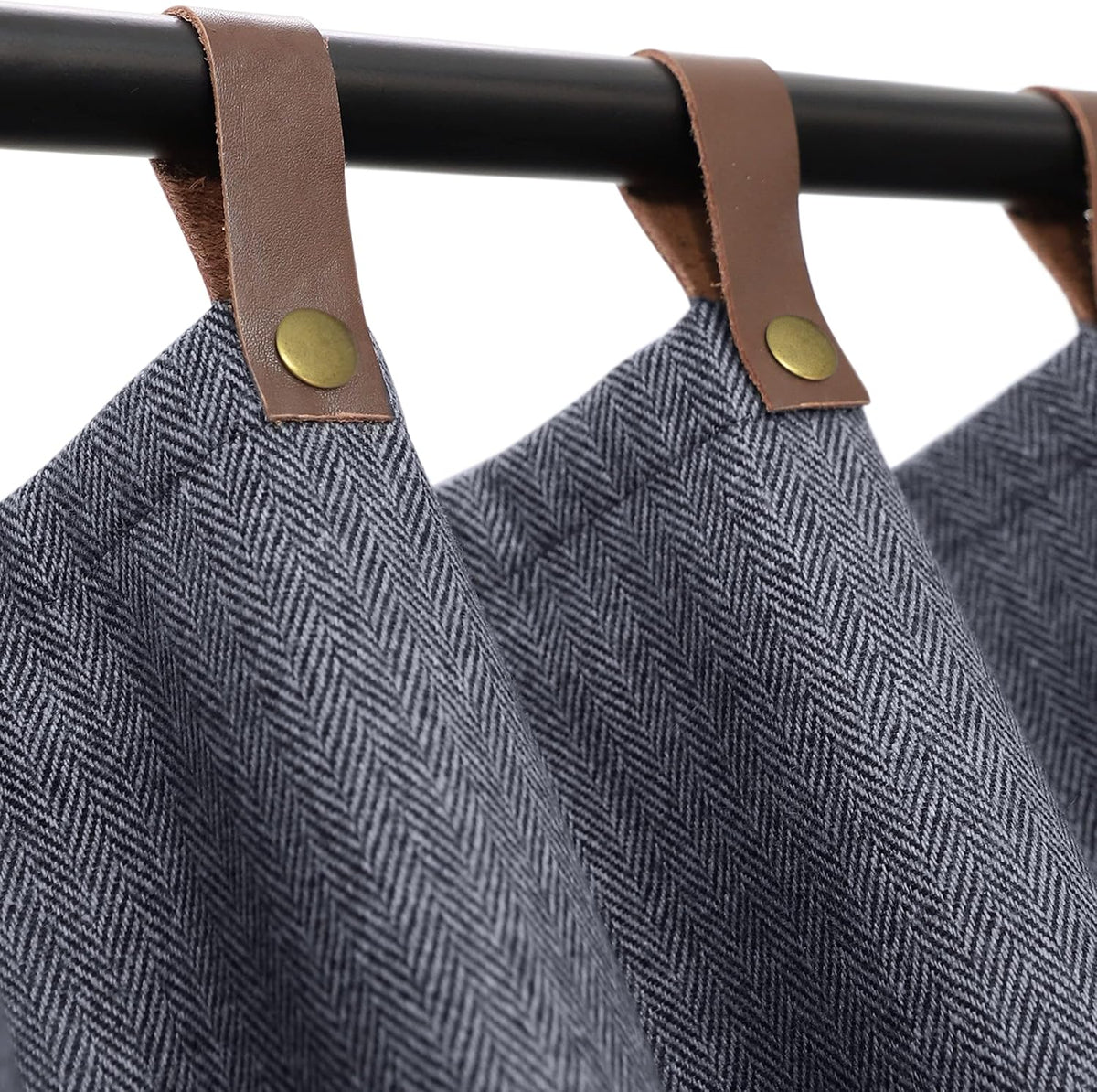 Chevron Wool Curtain Panel