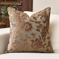 Vintage Floral Cut-Velvet Pillow Cover