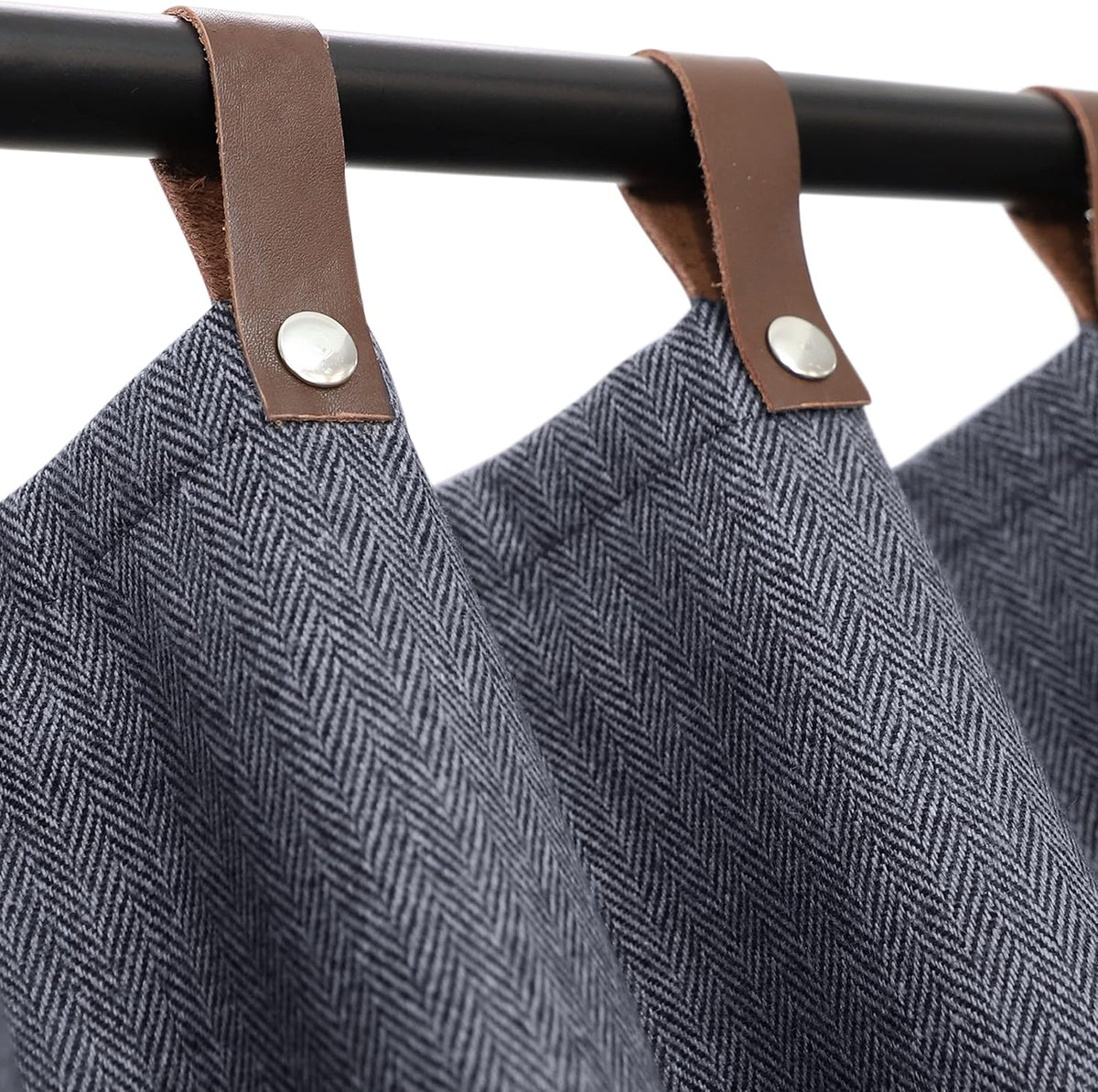 Chevron Wool Curtain Panel