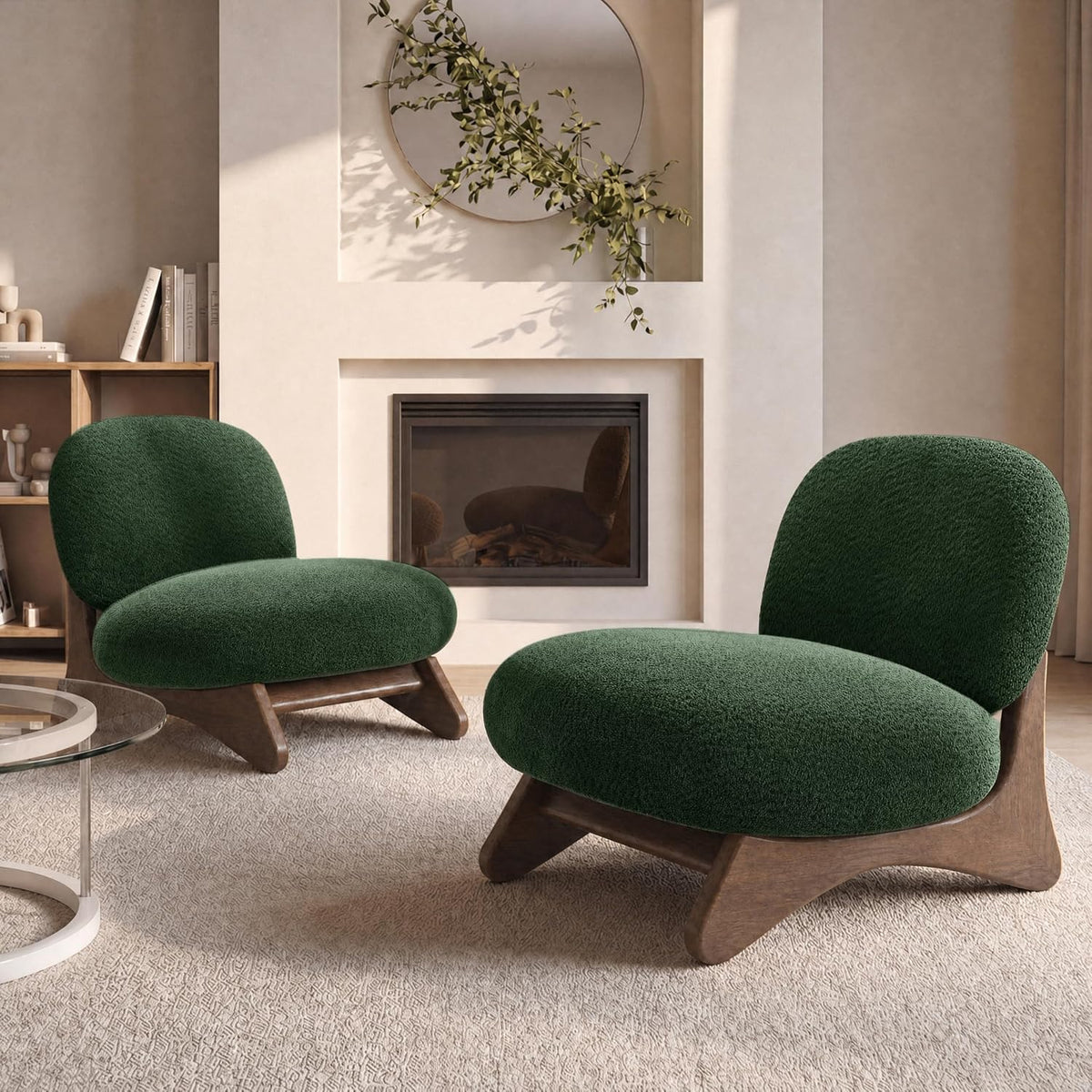 Christopher Knight Home Dina Modern Accent Chair Set of 2