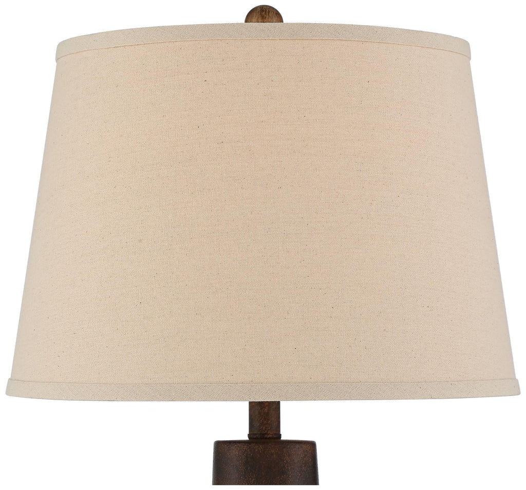 Glenn 27" Tall Table Lamps Set of 2 Terra Cotta Farmhouse Southwest Rustic