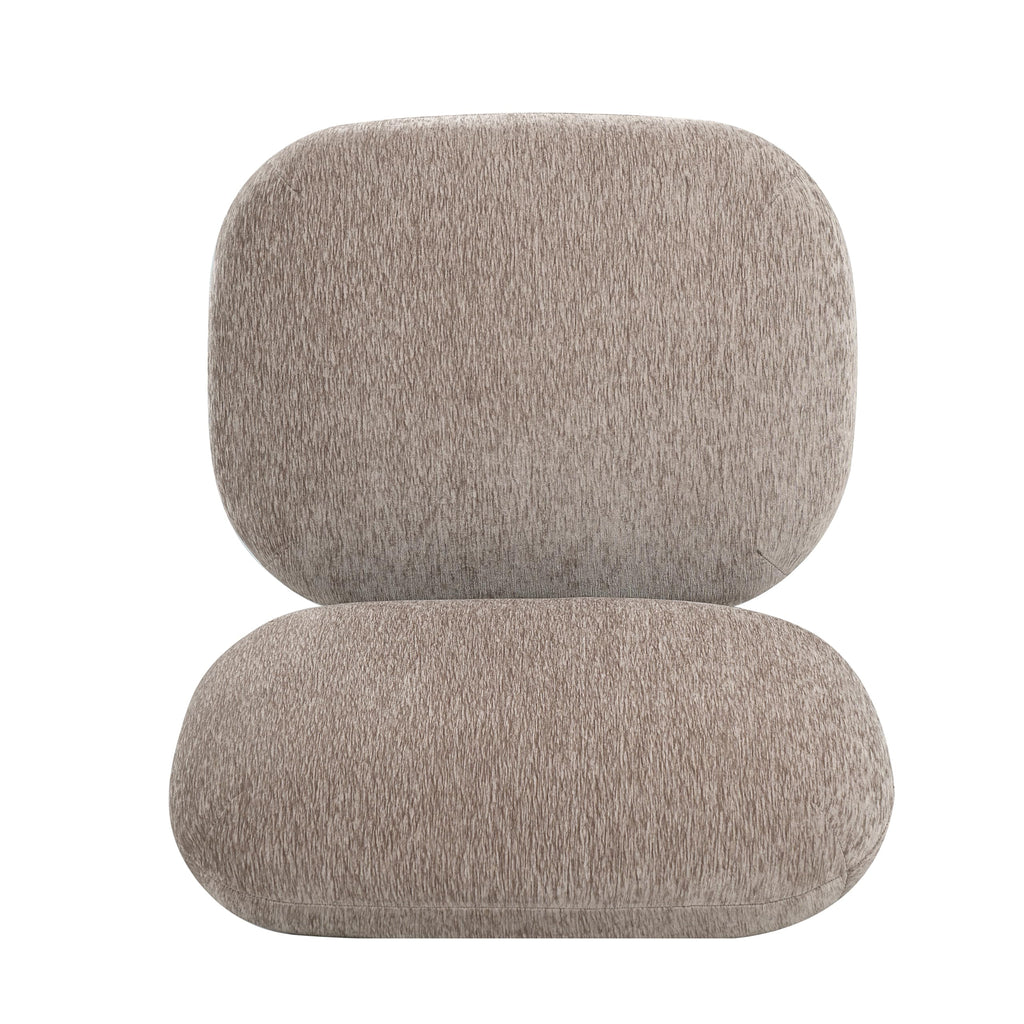 Merax Modern Rocking Chair Accent Glider Chair, Dark Brown