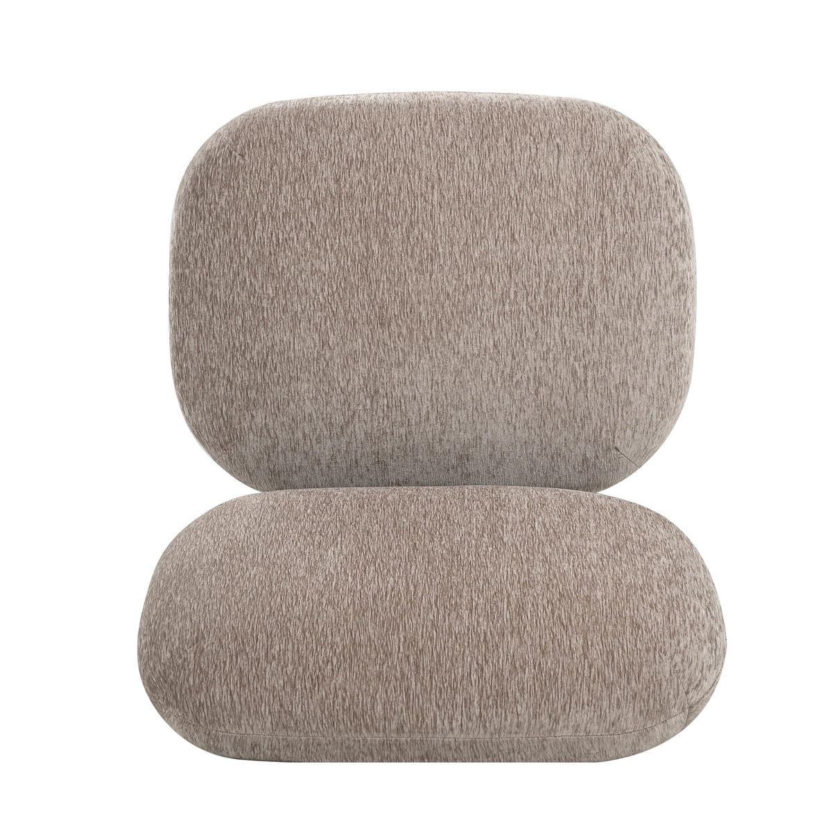 Merax Modern Rocking Chair Accent Glider Chair, Dark Brown