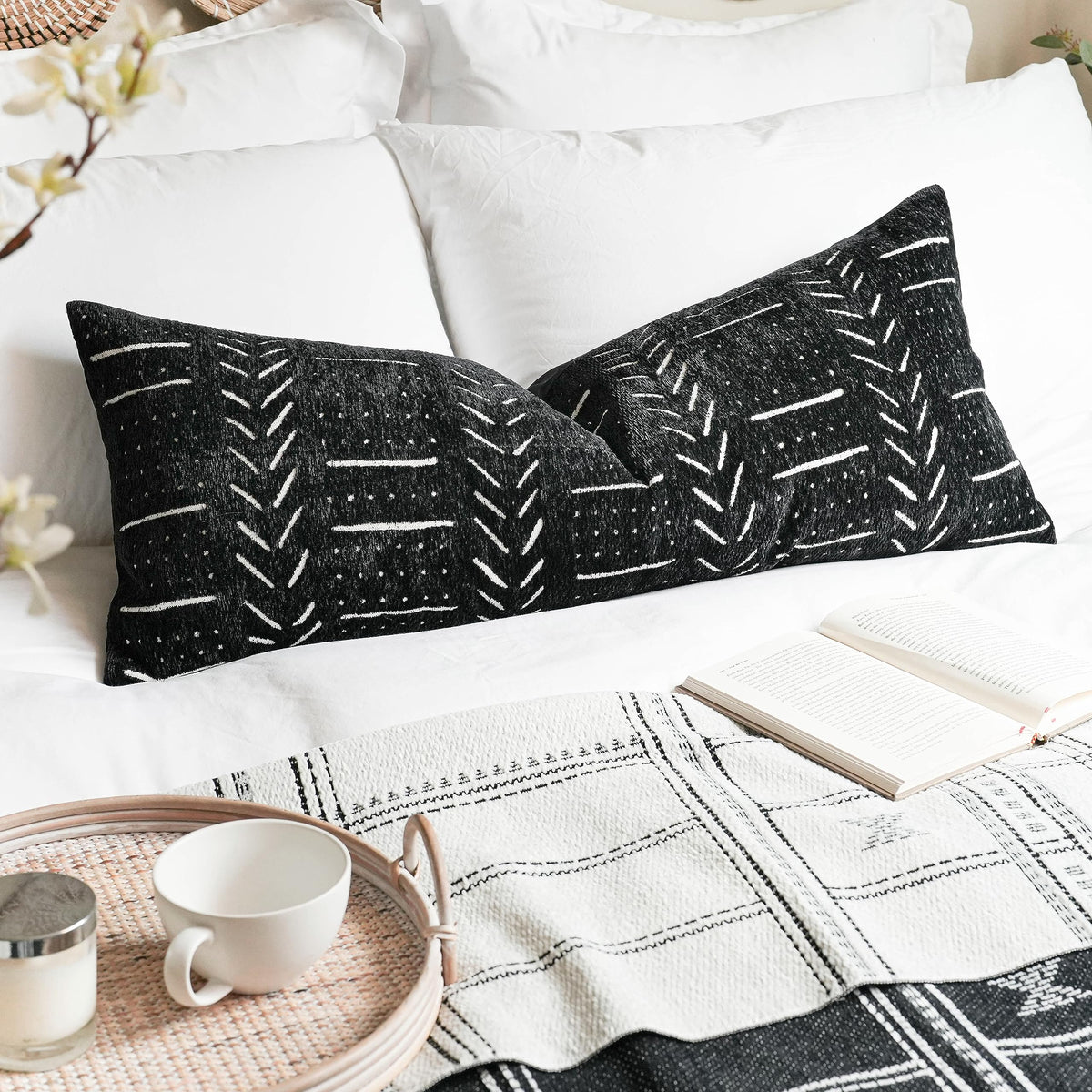 Decorative Throw Pillow Covers 18X18 Set of 2